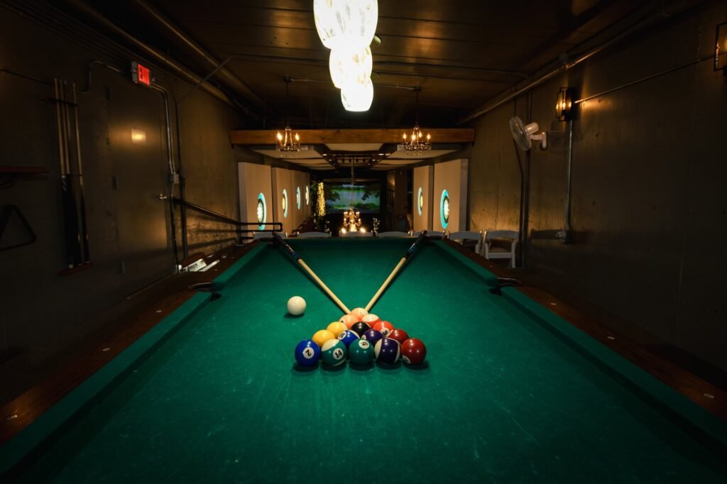 Loft Lounge With pool Table Pool Table Lounge